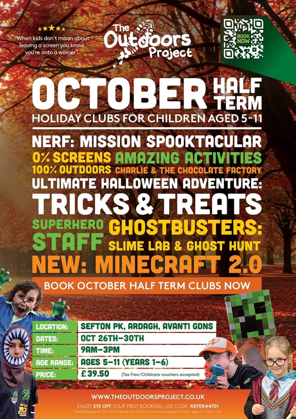 The Outdoors Project Bristol October Half Term